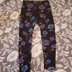 Floral patterned leggings